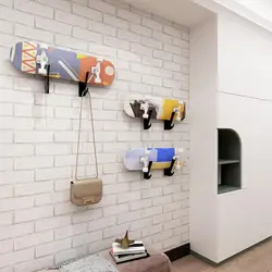 Skateboard Wall Mount Display Horizontal Storage Hanger For Longboard Skateboard Stand Skateboard Shelf Fits Virtually All