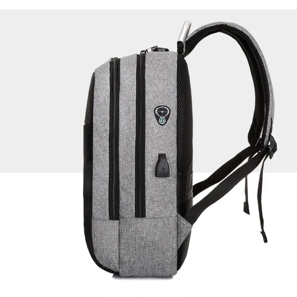 Sac à dos étanche de grande capacité pour hommes, chargement USB, sac d'ordinateur d'affaires, sac de sport léger en plein air, cartable de voyage