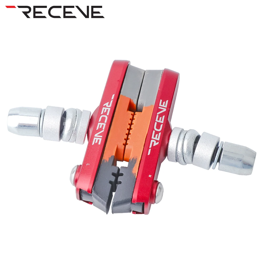 AliExpress RECEVE Folding Bike Brake Pads Bicycle Rim V Brake Pads BMX Rubber Block Braking V-Brake Holder Shoes For Brompton Cycling
