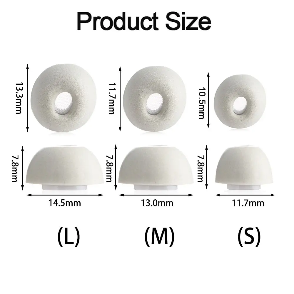 Аксессуары для наушников, амбушюры, сменные беруши из вспененного материала с эффектом памяти, беруши, беруши для Apple Airpods Pro