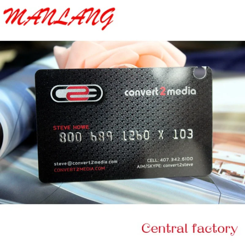 Custom  High Quality  Customized Printing  membership vip  embossed plastic  business card