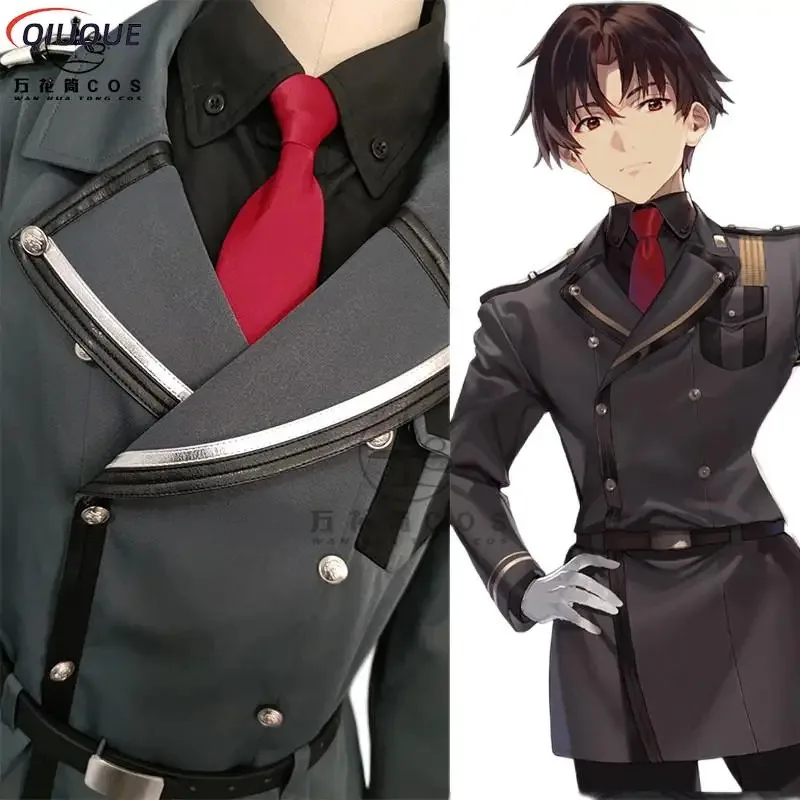 Disfraz de Anime 86 Eighty Six Shinel Nozen, peluca, traje de juego, uniforme, traje de fiesta de Halloween