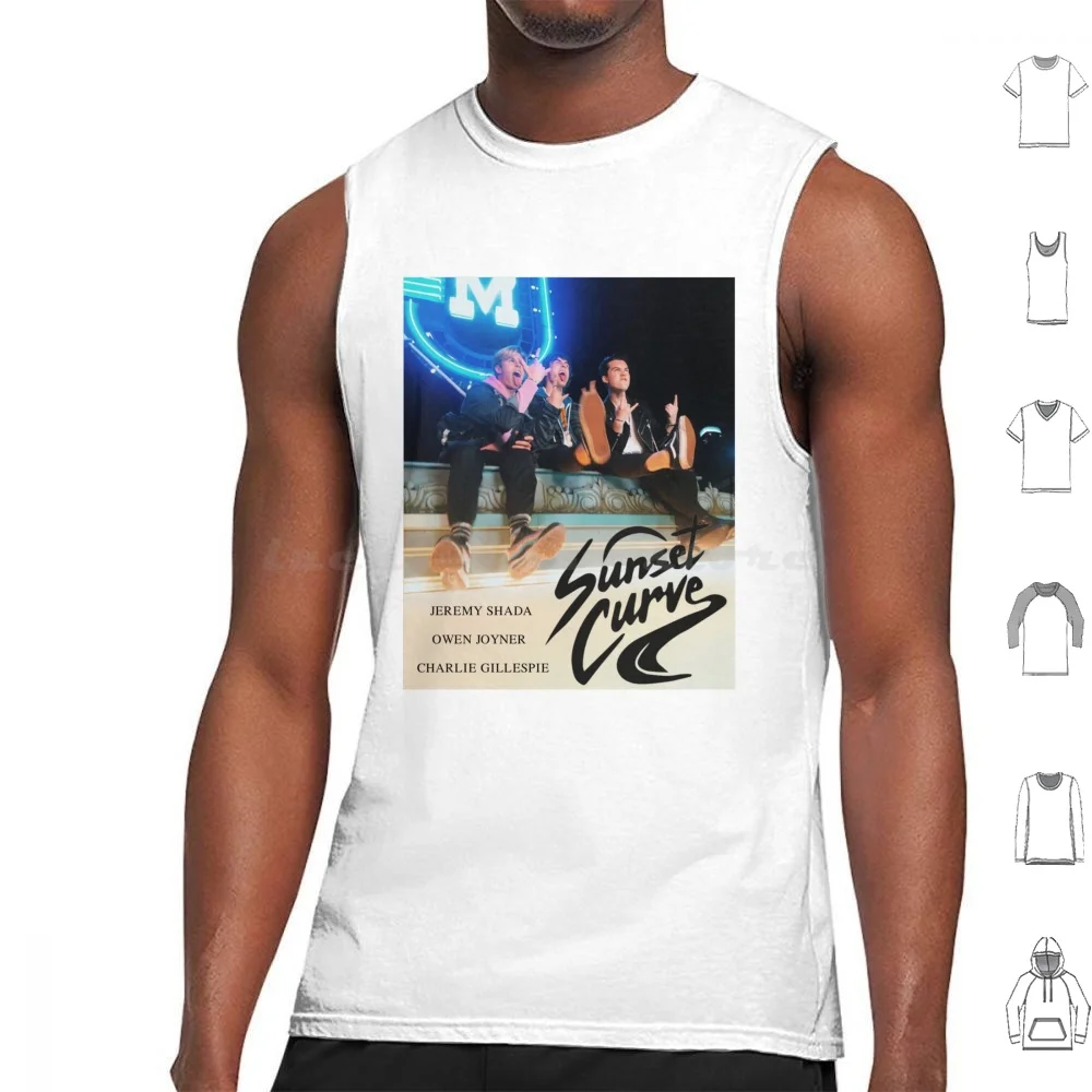 Sunset Curve Poster Tank Tops Vest Sleeveless Julie And The Phantoms Jatp Phantoms Fantoms Julie Molina Reggie Alex Luke