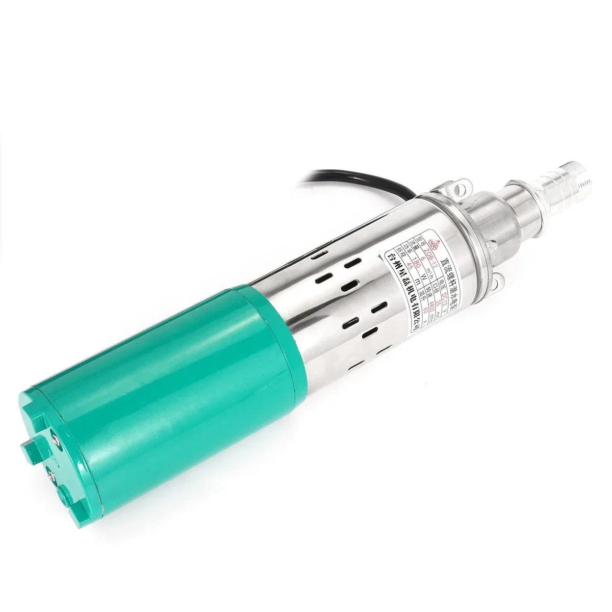 

12V 220W Stainless Steel Solar Water Pump High Lift 30m Submersible Pump Deep Well Pump for Garden Home Agricultural Irrigation