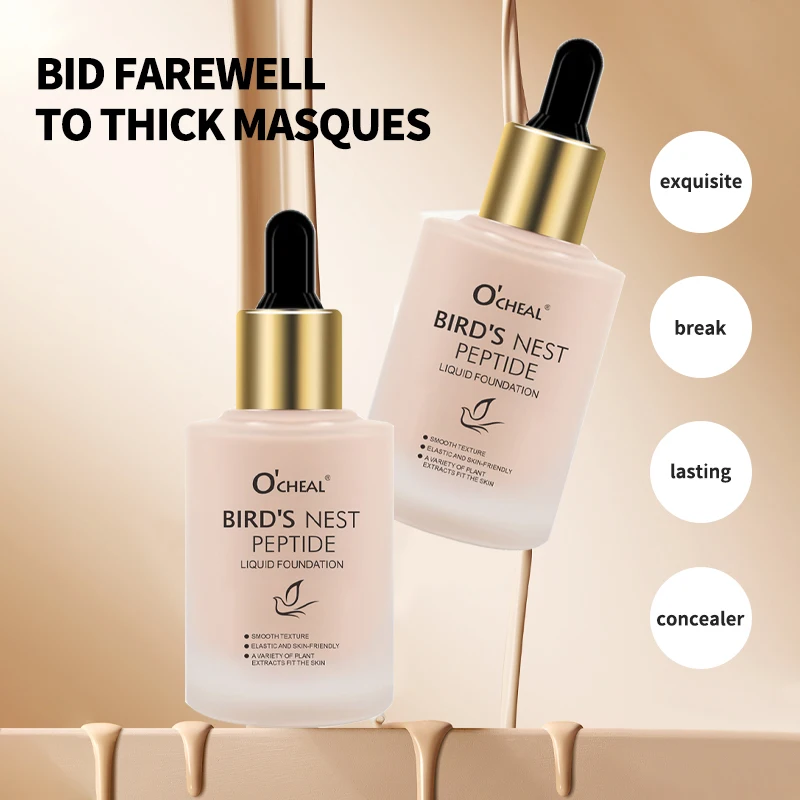 OCHEAL Whitening BB Cream Foundation Cream for Face Makeup Concealer Cream for Face Comestics Make Up Foundation Compact