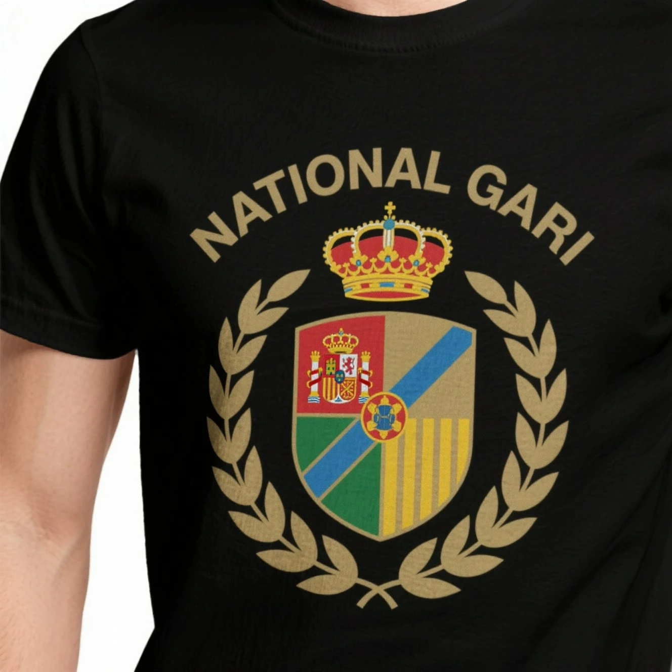 

Spain Civil Guard T-Shirt 100% Cotton O-Neck Short Sleeve Summer Casual Mens T-shirt Streetwear