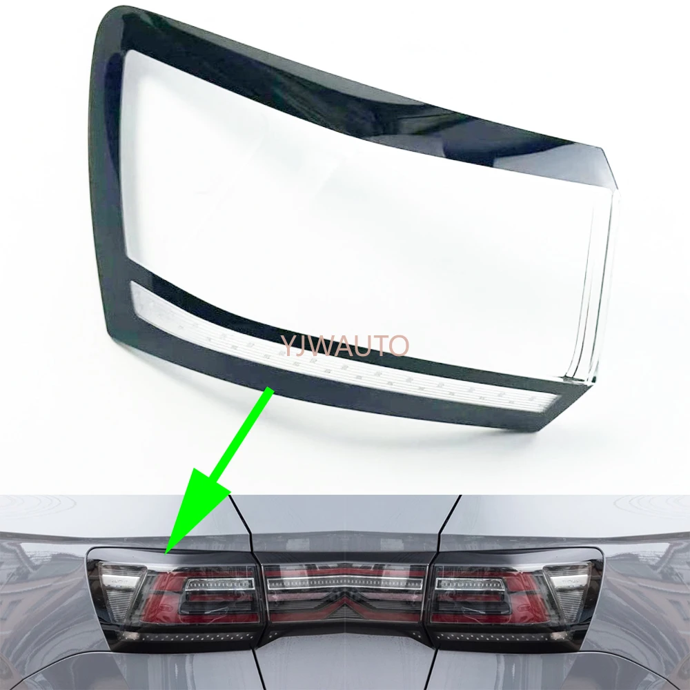 For VW Tharu T-Roc Taos 2023 Taillight Cover Car Taillamp Lens Glass Replacement Rear Lampshade Brakelights Shell