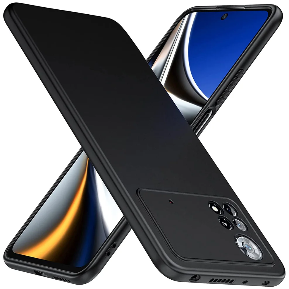 funda de TPU para Poco X3 NFC X4 GT X5 Pro 5G carcasa suave antigólpe negro fundas de telefono Pocophone F3 F4 F5 case Xiaomi Poco M3 M4 M5s funda Poco X4 Pro carcasa