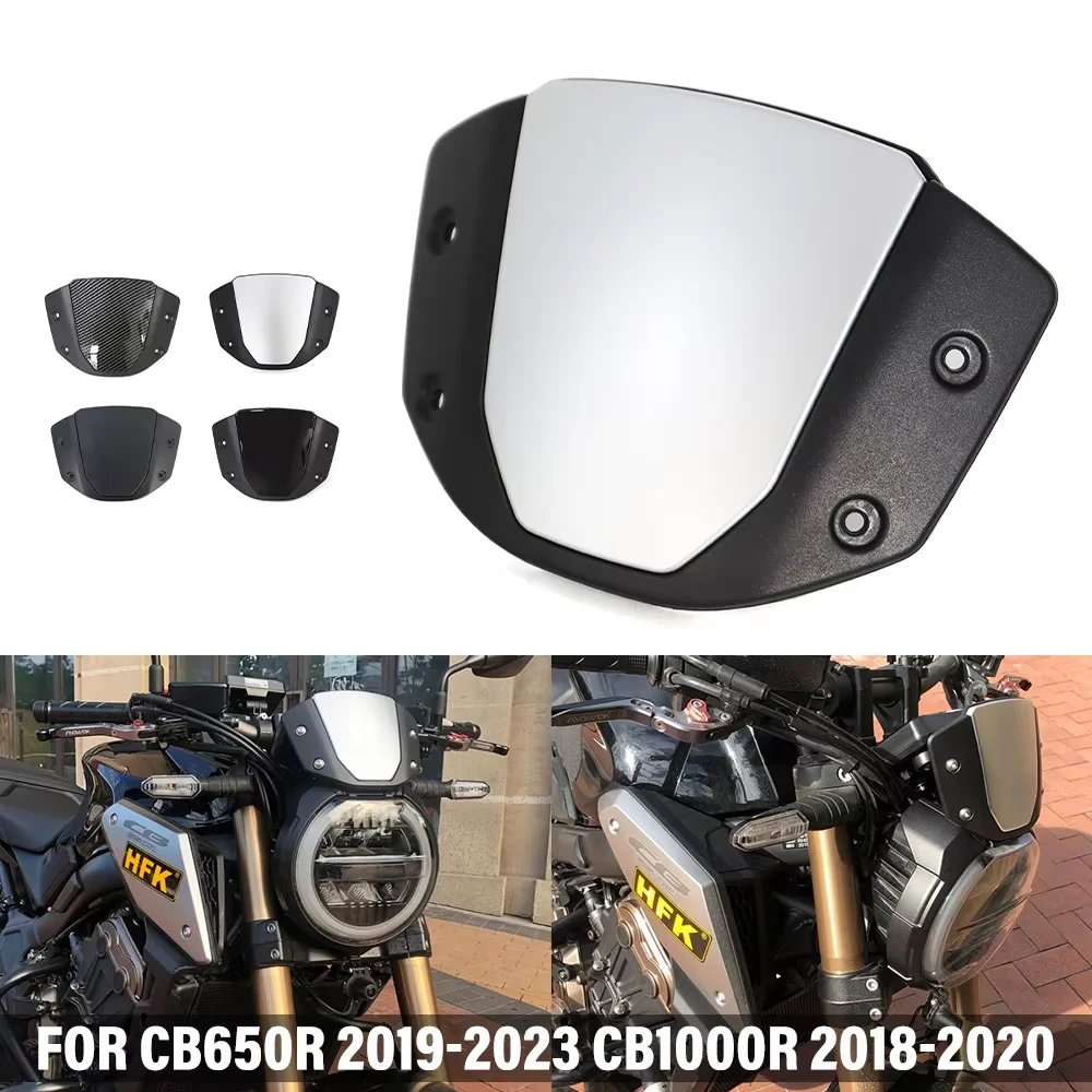 Motorrad Front Verkleidung Wind Sport Windschutzscheibe FÜR HONDA CB650/CB1000R CB650 CB1000 Deflektor Schutz Windschutzscheibe Zubehör