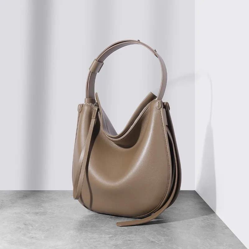 Bolso de diseñador clásico de lujo para mujer, bolso de mano grande versátil, bolso de hombro romántico, bolso de cuero, Top