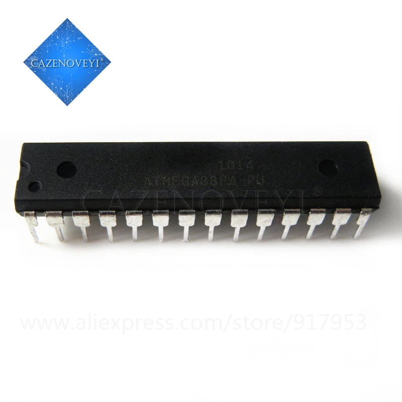 1pcs/lot ATMEGA88PA-PU ATMEGA88-20PU DIP-28 In Stock