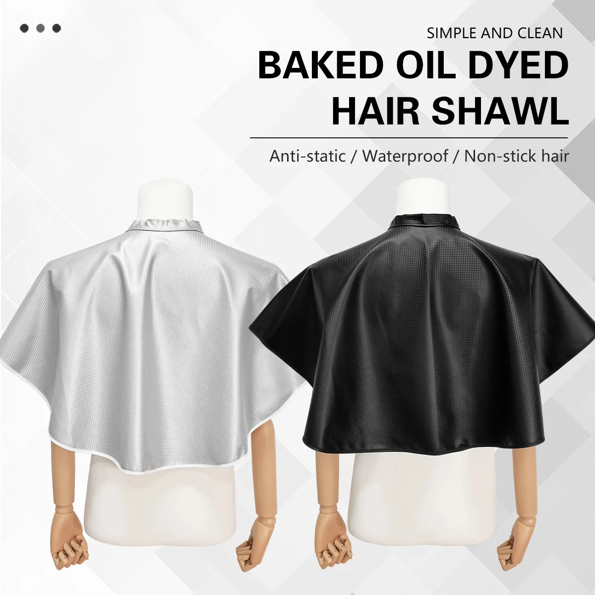 

Barbershop Hairdressing Cape Waterproof Hair Coloring Wraps for Hair Color Shampoo Hair Dye Cloth Haircut Cloak Barber Tools