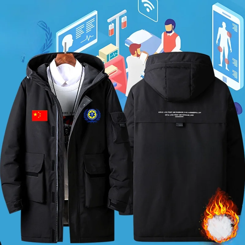 

ex Medical Emergency Rescue Workers Work orm down Jaet Coats Driver Sli American Jaet Clothes Polyester Fiber