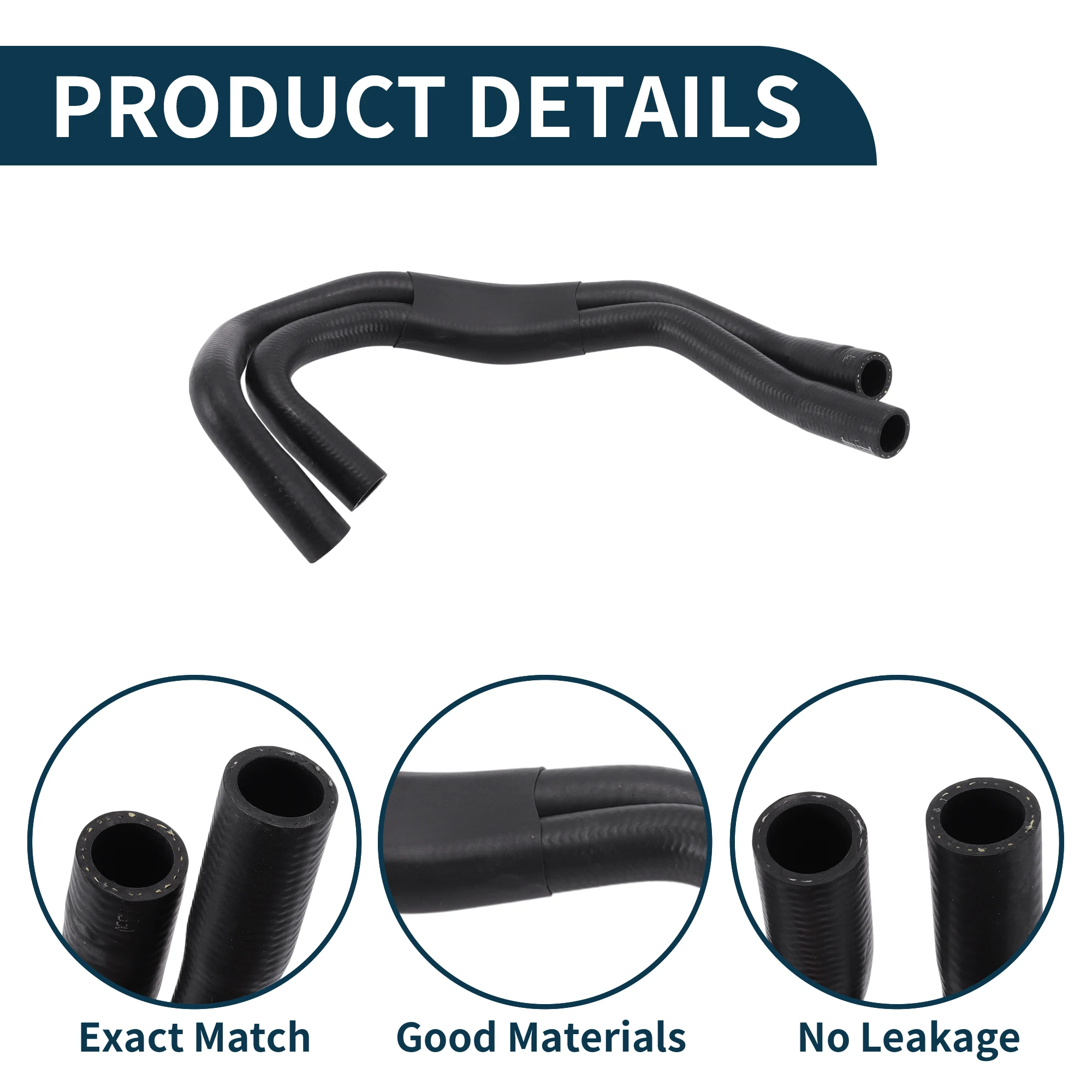 

UXCELL Шланг радиатора Шланг обогревателя Выпускной шланг радиатора для Porsche Cayenne 2009-2016 No 95810607351 Резиновая трубка охлаждающей жидкости