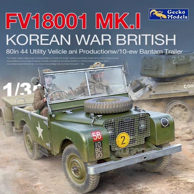 

1/35 Gecko model 35GM0076 FV18001 Mk. 1 80in 4x4 Utility Vehicle (Early Production) assembly Scale diy toys Model Kit