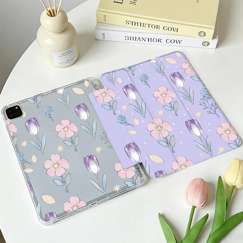 Multi‑Angle Stand Tri‑Fold TPU Soft Shell For Xiaomi Pad 5/5Pro 6/6Pro 11 inch Redmi Pad SE 11 Xiaomi Pad 7/7Pro 8/8Pro 11.2