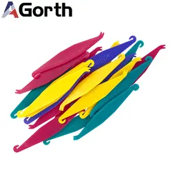 50/10Pcs Dental Orthodontic Elastic Placer For Braces Rubber Bands Ring Hook Dentistry Appliance Accessories Tool