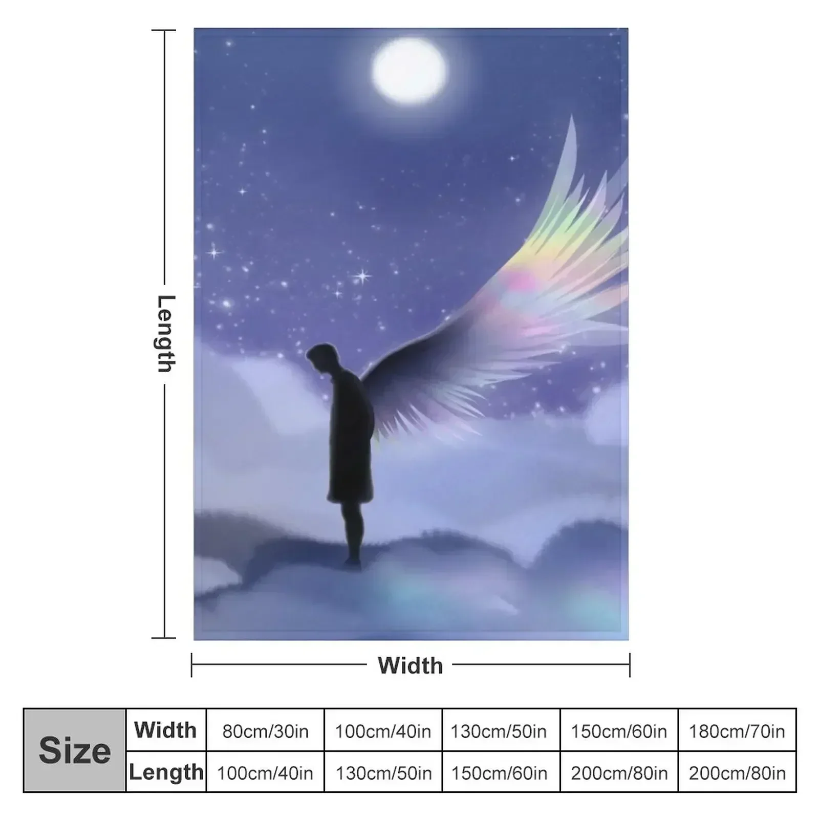 Over the Clouds Throw Blanket couch cozy soft plush fuzzy picnic outdoor blanket