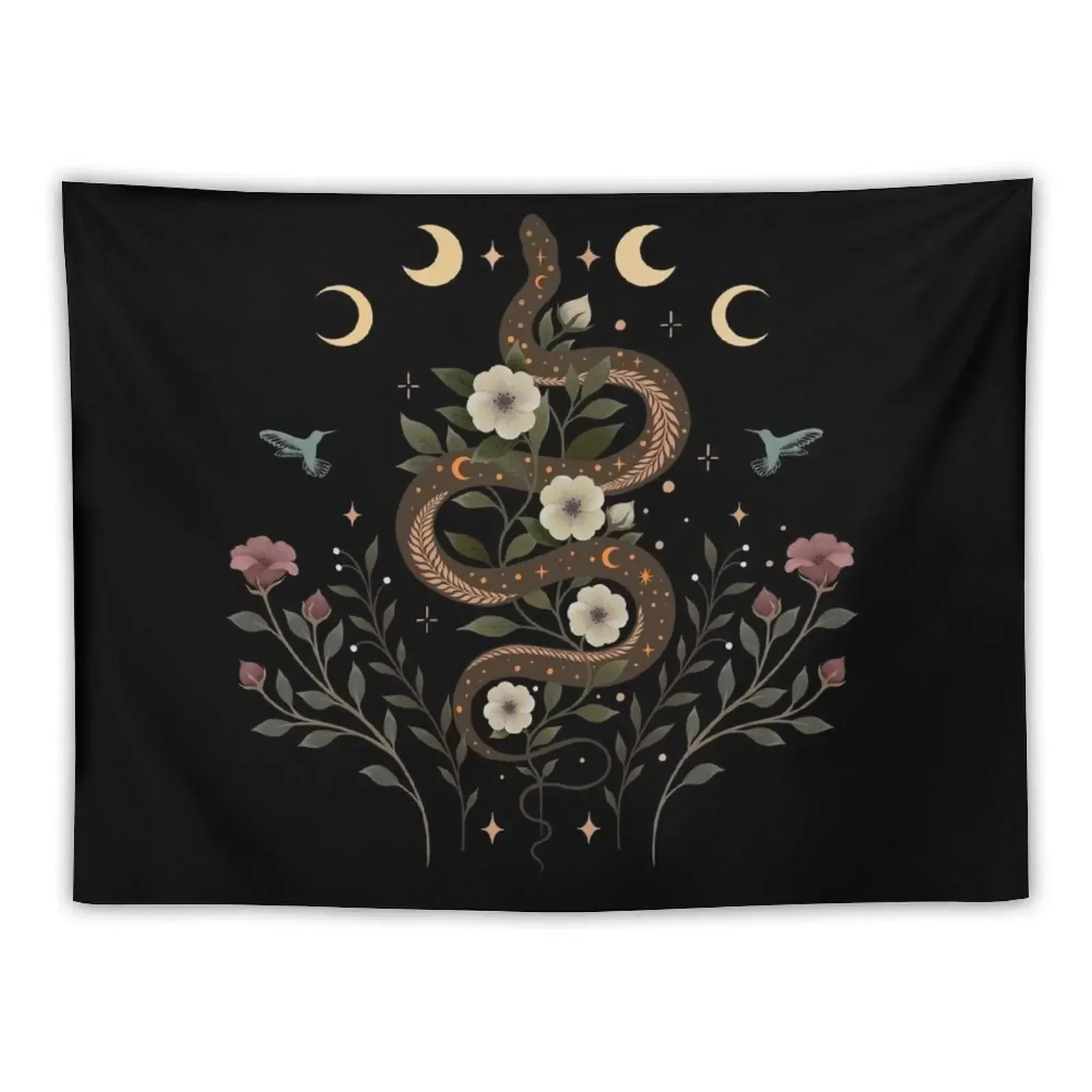 

Serpent Spell-Colour Tapestry Bed Room Decoration For Bedroom Tapestry