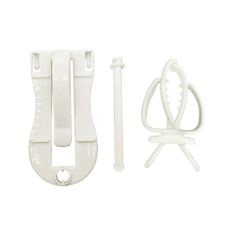 

2pcs Parrot Vegetable Clips Durable Bird Cage Supply Fixed Accessory White Cuttlebone Clamp Safe Material Pet