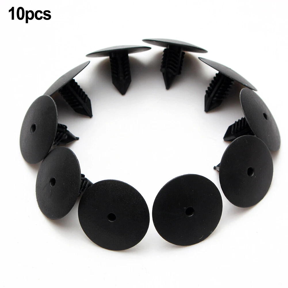 For Clio Scenic Spruce Clip Securing Clip Trim Wheel Arch Lining 10mm Hole 7703077435 Black Replacement Brand New