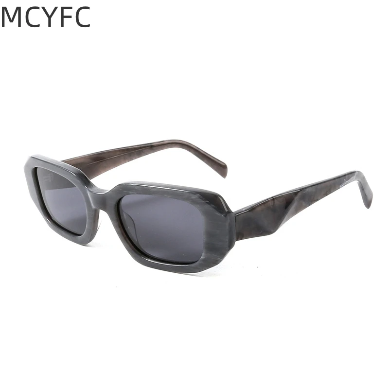 

MCYFC Outdoor Full Rime Sunglasses for Women and Men Polarized Custom Acetate Material Eyeglasses 2023 Western Trend Sun Glasses