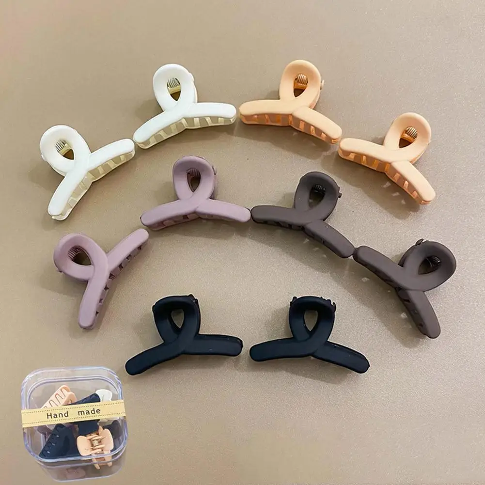 Mini pinzas para el pelo para niña y bebé, pinzas de plástico para el pelo, accesorios pequeños para la cabeza, horquilla barvet W7R7, 10 unidades por juego