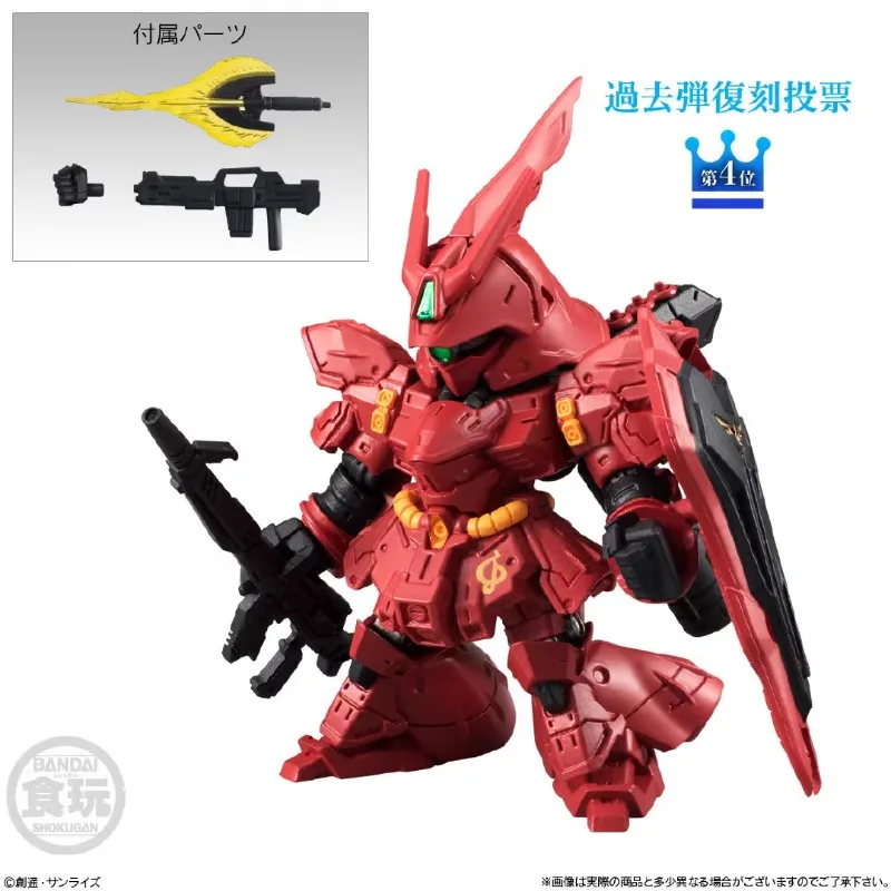 Bandai Genuine Gundam Shokugan Toys FW CONVERGE 10th Anniversary Anime Figures Gyan Acguy Zaku Model Decoration Creative Gifts