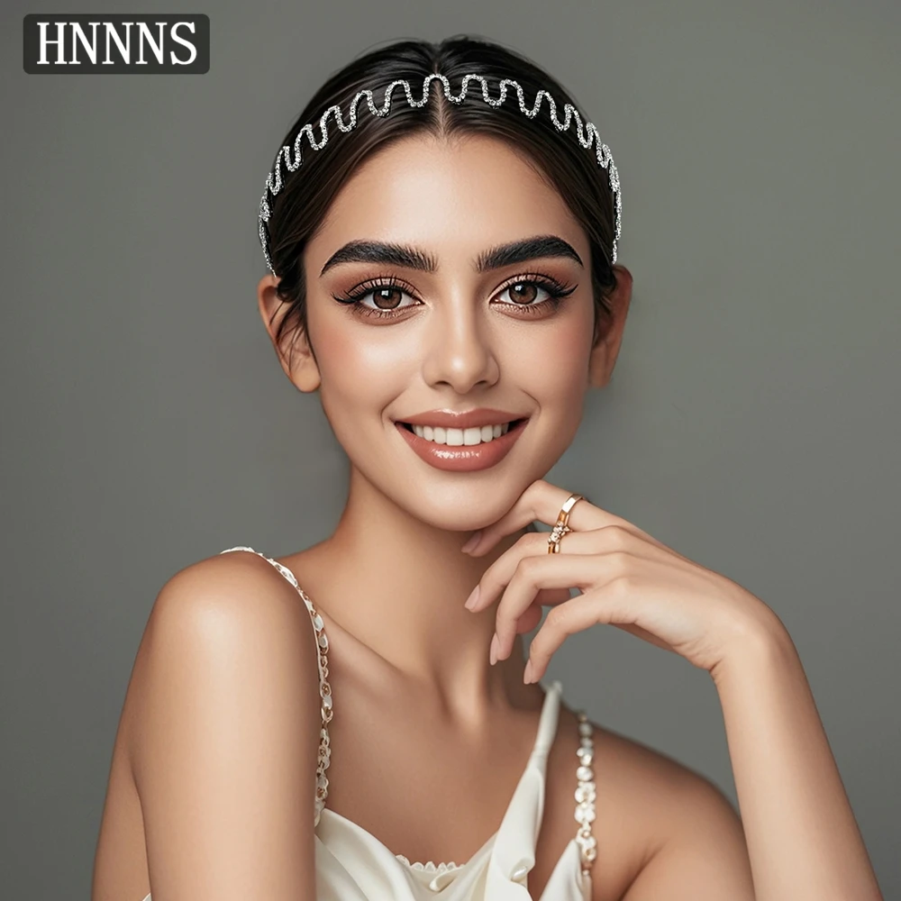 TOPQUEEN رائعة العروس الزفاف بسيط عقال اليدوية حجر الراين موضة النساء مأدبة حفلة يؤرخ إكسسوارات الشعر YXA136 #1