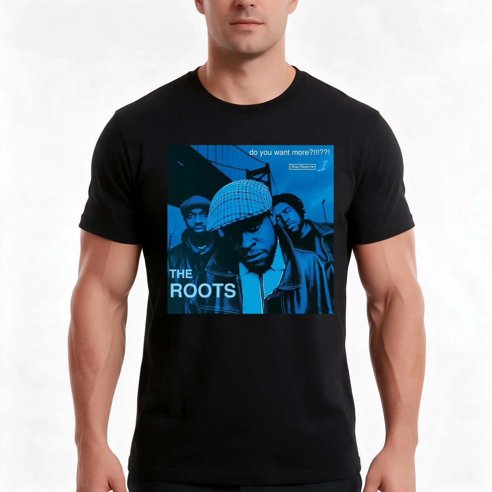 The Roots - Do You Want More!!!! - Album CoveR T-Shirt, Summer Casual Cotton Tee, Oversized Streetwear Tops, Unisex Men Women