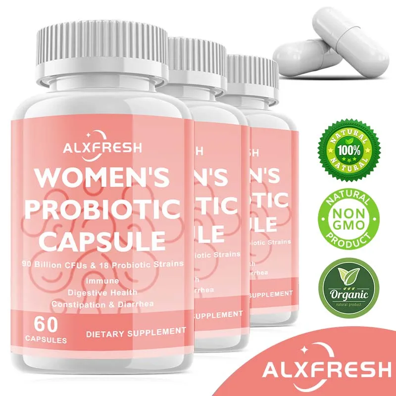 Probiotic Capsules For Relieve Diarrhea and Constipation Boost Immunity Aid Digestion and Nutrient absorption Manage Weight