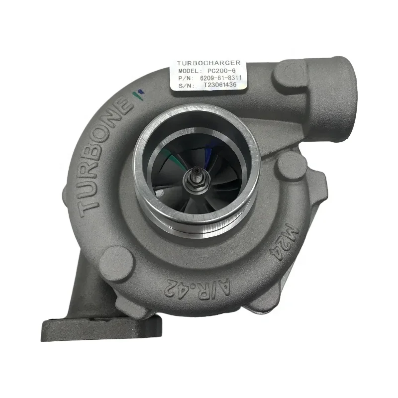 Komatsu 엔진 PC200-6용 터보차저 S6D95 터보 차저 6209-81-8311