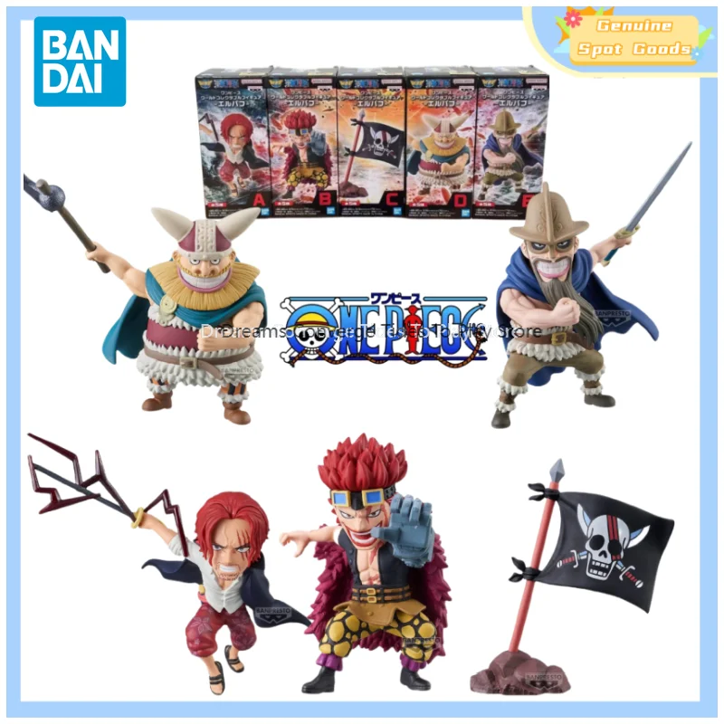 Genuine Bandai ONE PIECE WCF Dorry Brogy Shanks Eustass Kid Anime Action Figures Model Figure Toys Gift for Toys Hobbies Kids