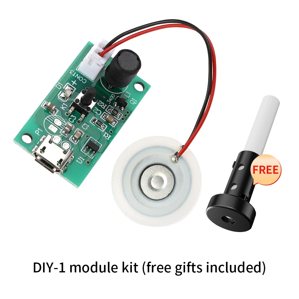Mini-humidifier Atomization Module Optional With Type-c & Micro USB and Double Spray Humidifier Atomization Module Accessories