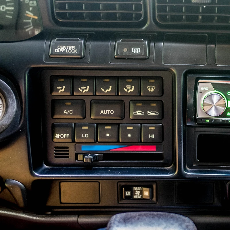 Car AC Climate Control Switch Button Set for Toyota Land Cruiser