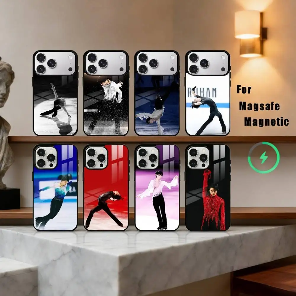 

4A Jump Legend H-H-Hanyu Y-Yuzuru Phone Case For iPhone17,16,15,14,13,12,11 Plus,Pro Max Magnetic For Magsafe Wireless Charging