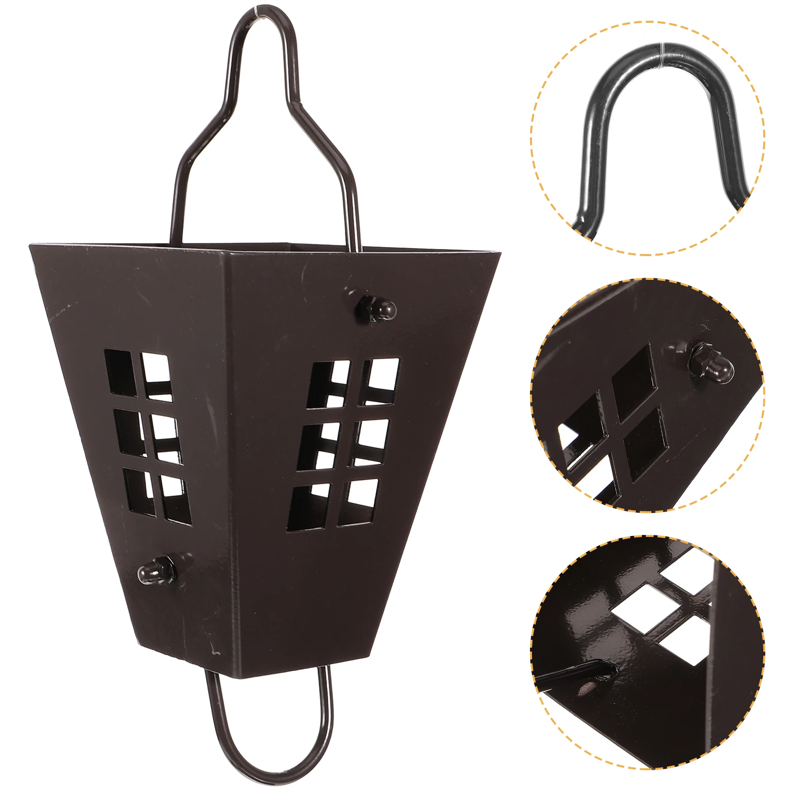 Hanging Rain Chain for Outdoor Use Iron Metal Rain Chains Decorative Pendant for Gutter Garden Porch Courtyard Rainwater Guide