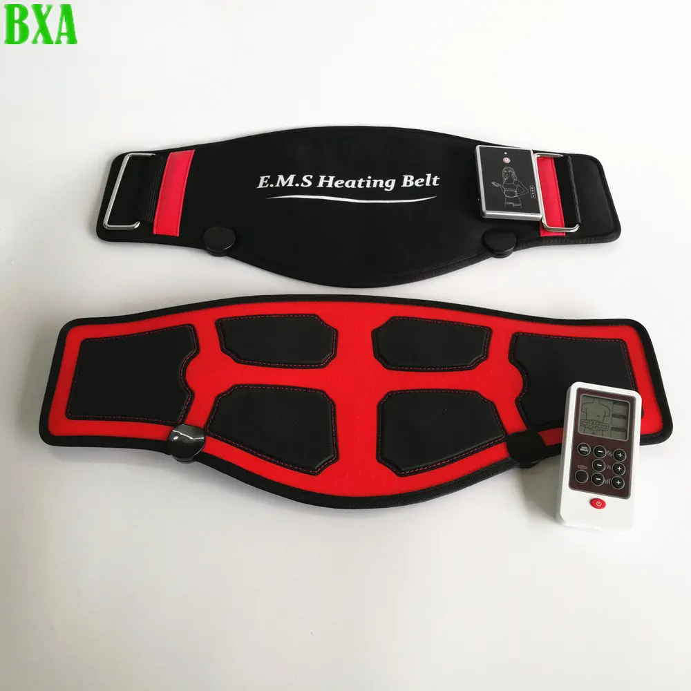 Cinto de massagem elétrica para estimulador muscular abdominal, acupuntura EMS, fisioterapia miostimulador, pulsos de aquecimento, tom, emagrecimento