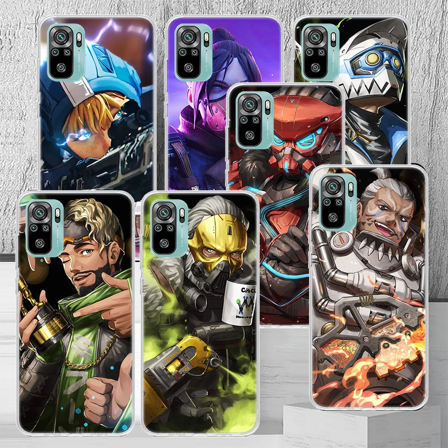 Apex Legends Phone Case Shell For Xiaomi Redmi 10 10A 12 12C 9 9A 9C 9T 10C 8 8A 7 7A 6A 6 Pro K20 K30 K40 Pattern Cover