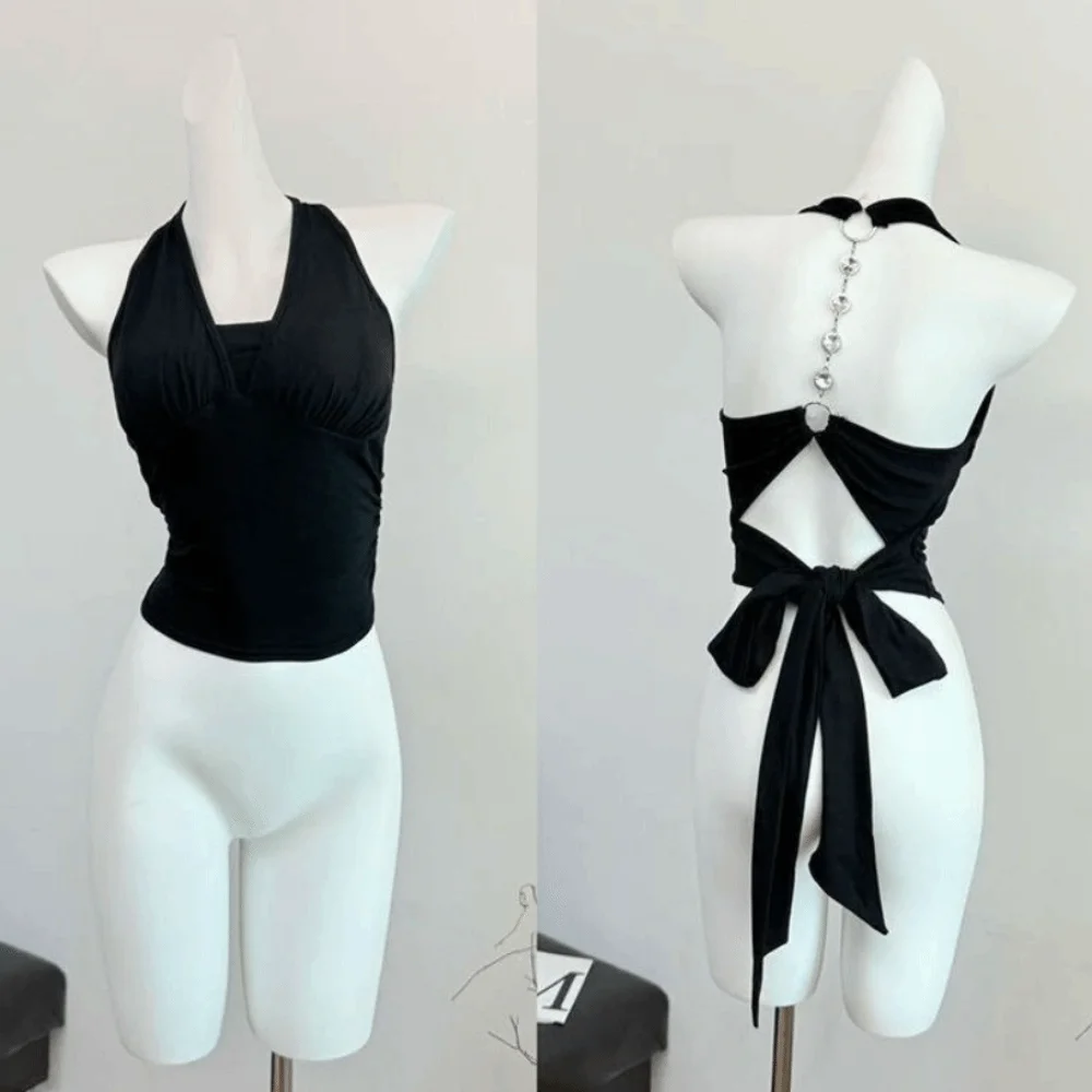 

Украшение со стразами, подвесной шейный ремень, камзол, облегающий крой с подушечками на груди, корсет в светском стиле, высококачественное ощущение