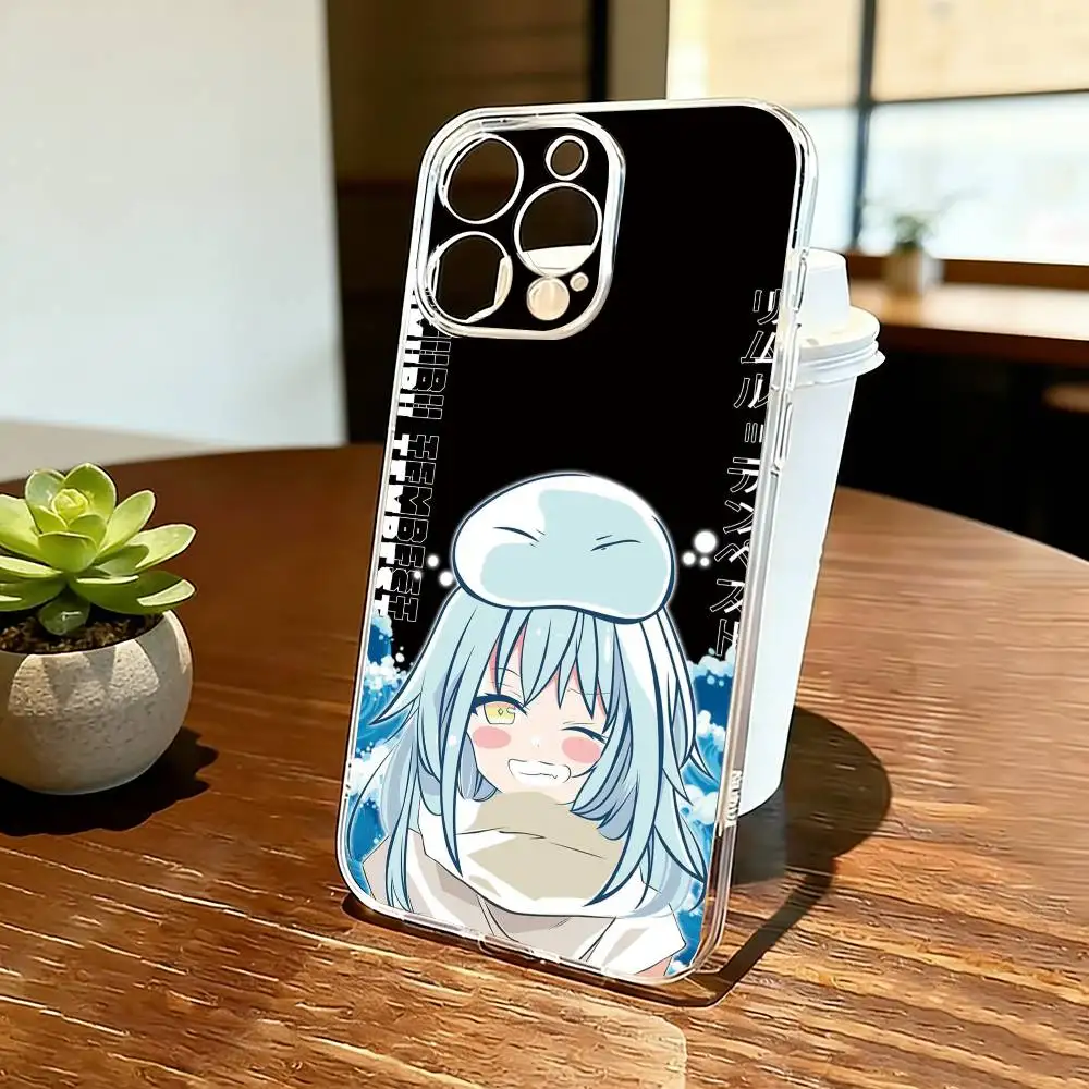 

ThatTimeGot Reincarnated as a Slime Rimuru Tempest PhoneCase For iPhone 17 16 15 14 13 12 11 Mini Pro Max Plus Transparent Cover