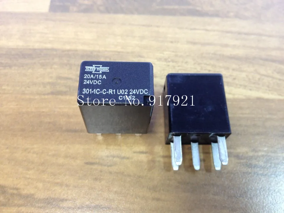 [ZOB] The new 303-1AH-C-R1 U02 Songchuan car waterproof relay 20A 24VDC five foot relay  --20pcs/lot