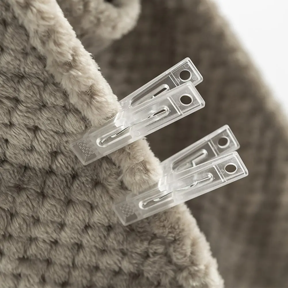 

10pcs Windproof Clothes Pegs Plastic Zinc Galvanized Steel Rust Resistant For Towels Shirts Trousers Underwear Quilts