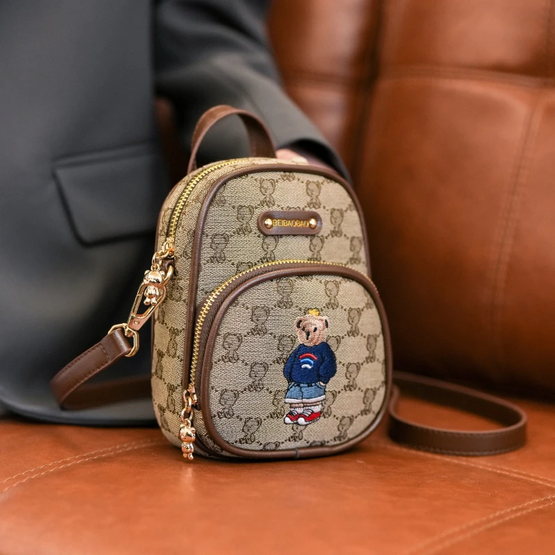 

Ladies' Messenger Bag Ladies' Casual Travel Shoulder Bag Handbag Summer Travel Shopping Bag Mini Messenger Bag for Mobile Phone