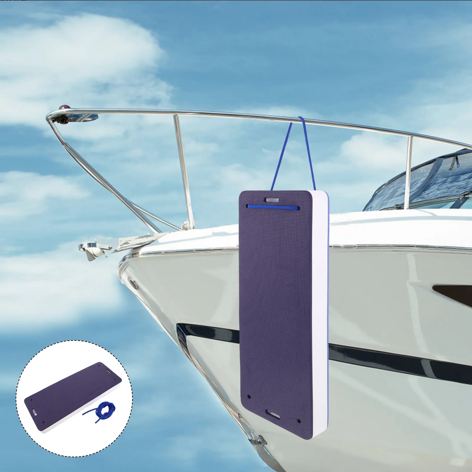 

Eva Foam 3 Layer Marine Docking Guard Edge Protector Heavy Duty for Yacht Fishing Sailing Boats Boat Side Bumpers