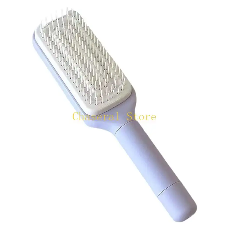 E7CE Modern Hairbrush For Men Women And Kids Feature Single Touch Cleaning System