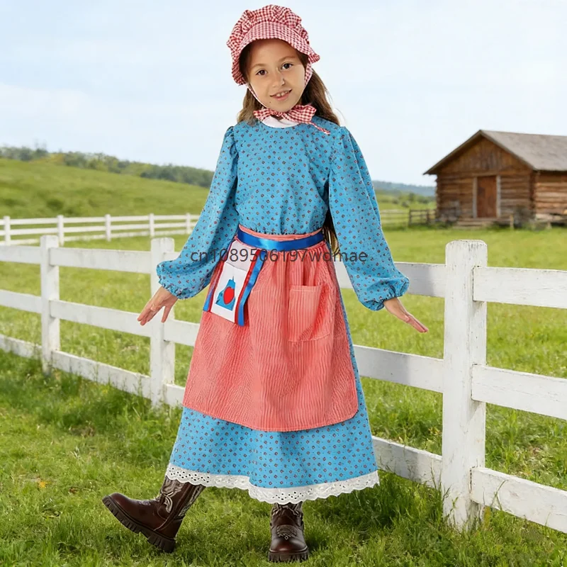 

Костюм для косплея в стиле девушки-предшественницы колониального периода, костюм для Дня независимости, наряд для выступлений на День книги в мире, детский костюм для ролевых игр