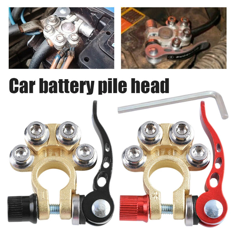 12V Snelkoppeling Auto Accu Kl - Battery Terminal Clamps Quick Release Brass recensie en prijs