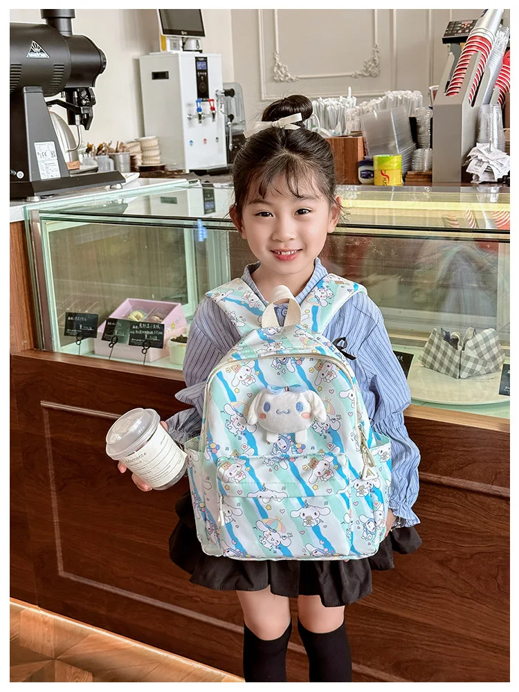 Kindergarten Kuromi Backpack Snoopy Girls School Bags/ Kawai Cartoon Kids Satchel School Stationery Gifts