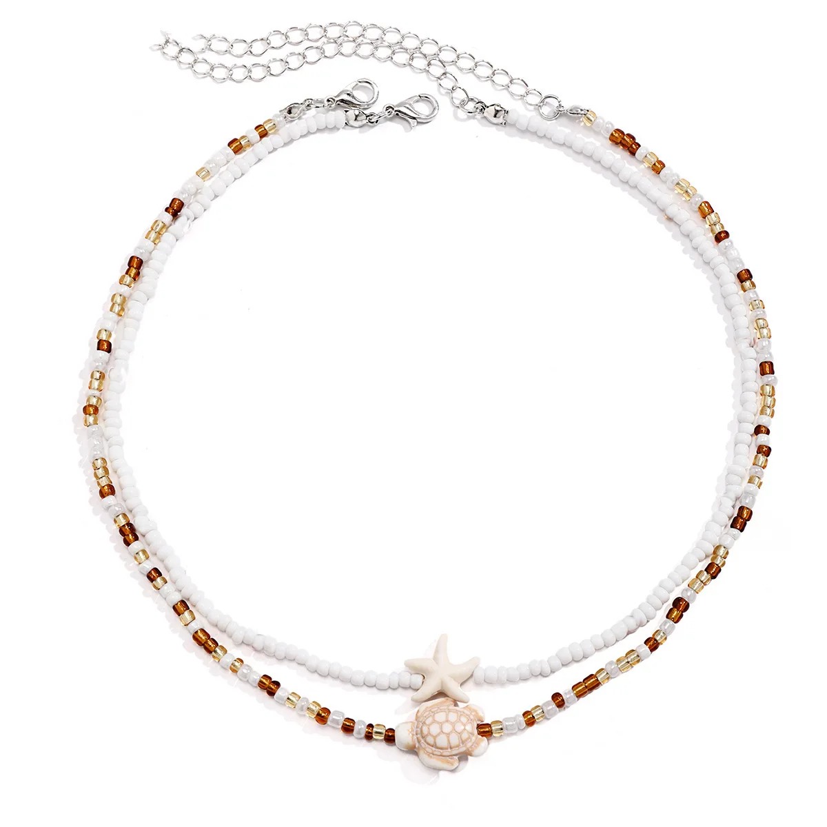 Tidepool Starfish Necklace, Beach Boho Jewelry Gift
